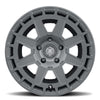 ICON Compass 17x8.5 6x5.5 0mm Offset 4.75in BS Satin Black Wheel