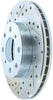 StopTech Select Sport 96-00 Honda Civic DX/HX Coupe Slotted and Drilled Right Front Rotor