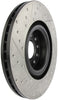 StopTech 09 VW Passat CC / 06-09 Passat Slotted & Drilled Left Front Rotor