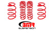 BMR 07-14 Shelby GT500 Drag Lowering Springs (Set Of 4) - Red