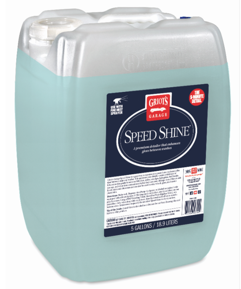 Griots Garage Speed Shine - 5 Gallons (Minimum Order Qty of 2 - No Drop Ship)