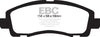 EBC 09-14 Acura TL 3.5 Ultimax2 Front Brake Pads