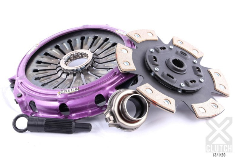 XClutch 07-17 Mitsubishi Lancer EVO X 2.0L Stage 2R Extra HD Sprung Ceramic Clutch Kit