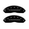 MGP 4 Caliper Covers Engraved Front & Rear Gen 5/Camaro Black finish silver ch