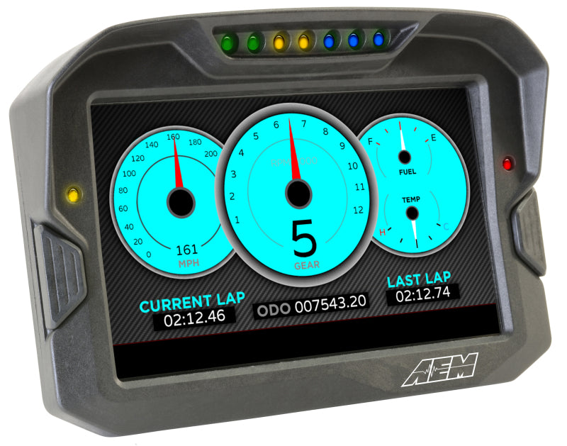 AEM CD-7 Logging Race Dash Carbon Fiber Digital Display (CAN Input Only)