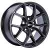 BBS SR 16x7 5x120 ET36 Satin Grey Wheel -82mm PFS/Clip Required