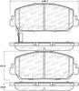 StopTech 13-18 Acura RDX Street Performance Front Brake Pads