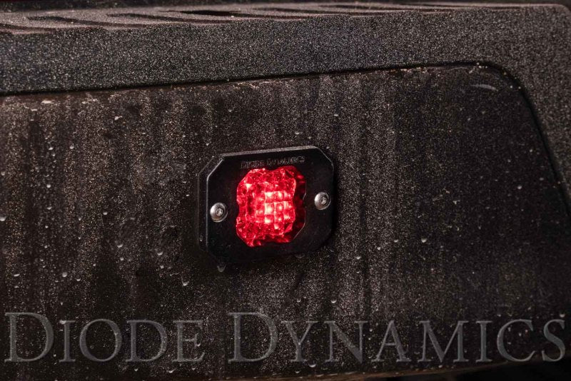 Diode Dynamics Stage Series C1 LED Pod Sport - White Flood Flush BBL (Pair)