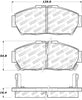StopTech Street Touring 93-95 Honda Civic Coupe Front Brake Pads