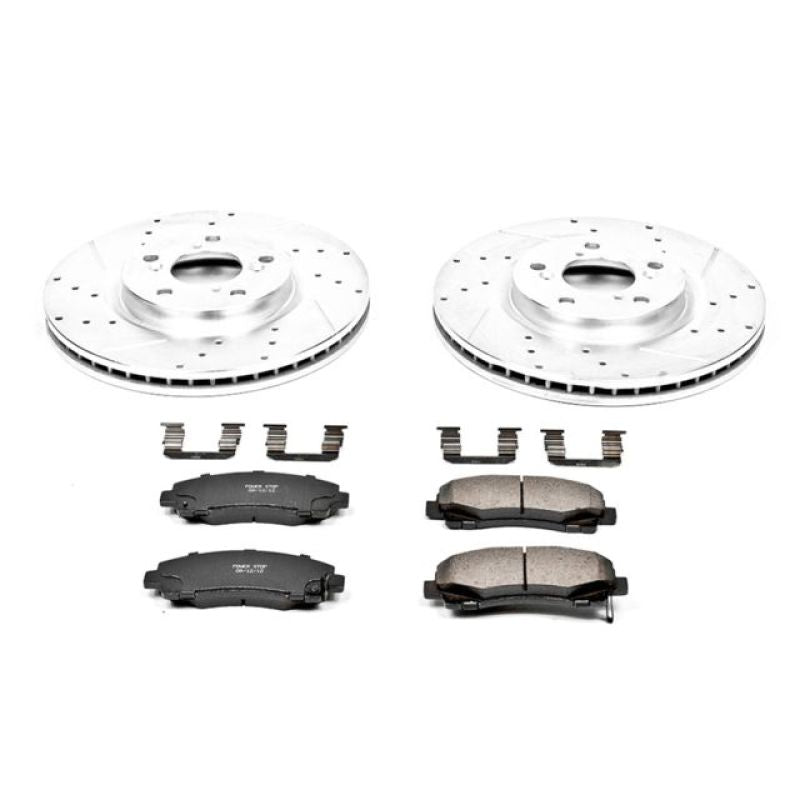 Power Stop 09-14 Acura TL Front Z23 Evolution Sport Brake Kit