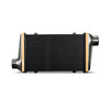 Mishimoto Universal Carbon Fiber Intercooler - Gloss Tanks - 450mm Black Core - C-Flow - BK V-Band