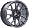 BBS CH-R 19x9.5 5x120 ET35 Satin Titanium Polished Rim Protector Wheel -82mm PFS/Clip Required