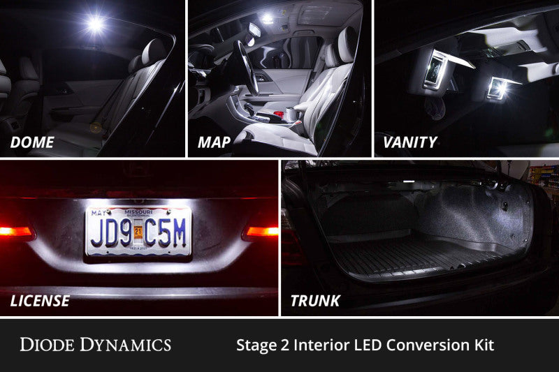 Diode Dynamics 12-17 Toyota Camry Interior LED Kit Cool White Stage 2