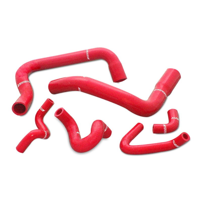 Mishimoto 86-93 Ford Mustang Red Silicone Hose Kit