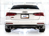 AWE Tuning 19-23 Audi C8 S6/S7 2.9T V6 AWD Track Edition Exhaust - Chrome Silver Tips