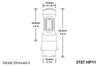 Diode Dynamics 3157 LED Bulb HP11 LED - Amber Set of 6