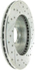 StopTech Select Sport 90-01 Acura Integra (exc. Type R) Slotted and Drilled Right Front Rotor