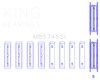 King Subaru FA/FB (Size STD) Main Bearing Set