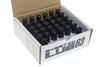 Wheel Mate Muteki HR38 Open End Lug Nuts 12x1.25 Black Chrome / Yellow Ring