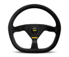 Momo MOD88 Steering Wheel 350 mm -  Black Suede/Black Spokes