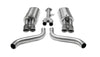 Corsa 86-91 Chevrolet Corvette C4 5.7L V8 L98 Polished Sport Cat-Back Exhaust