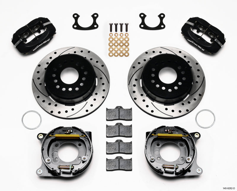 Wilwood Forged Dynalite P/S Park Brake Kit Drilled Small Ford 2.50in Offset