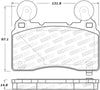 StopTech Performance 14-19 Cadillac CTS Front Brake Pads