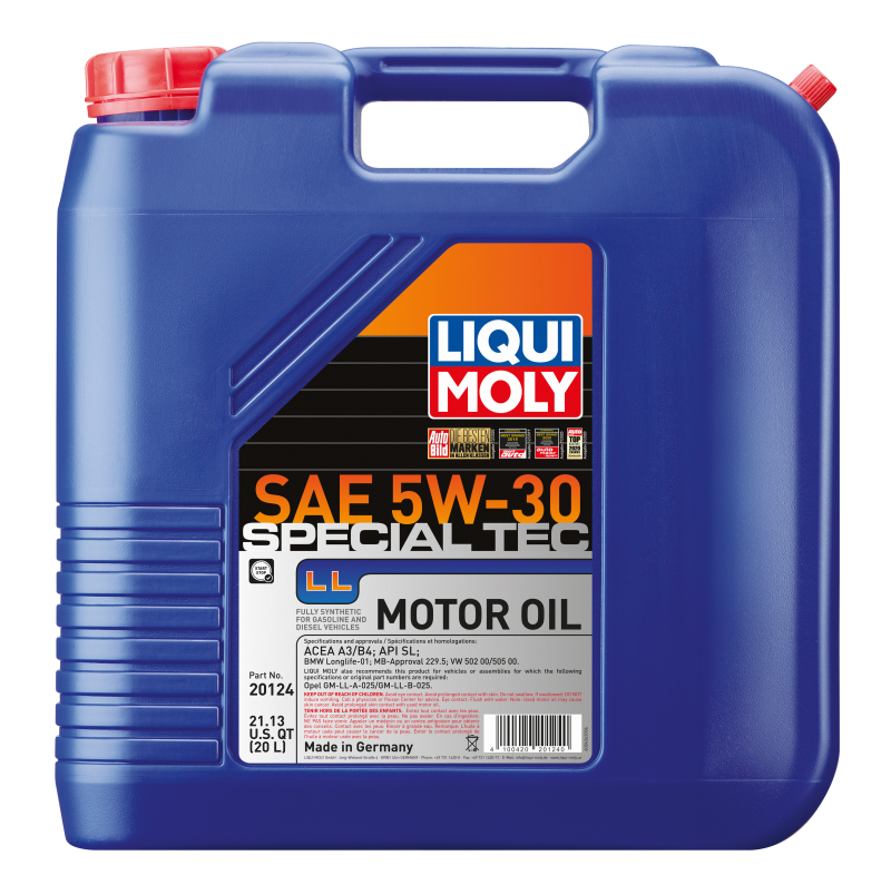 LIQUI MOLY 20L Special Tec LL Motor Oil SAE 5W30