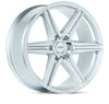 Vossen HF6-2 22x9.5 / 6x135 / ET20 / Deep Face / 87.1 - Silver Polished Wheel