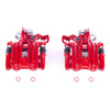 Power Stop 98-01 Audi A4 Rear Red Calipers w/Brackets - Pair