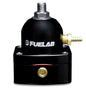 Fuelab 535 EFI Adjustable Mini FPR 25-90 PSI (2) -6AN In (1) -6AN Return - Black