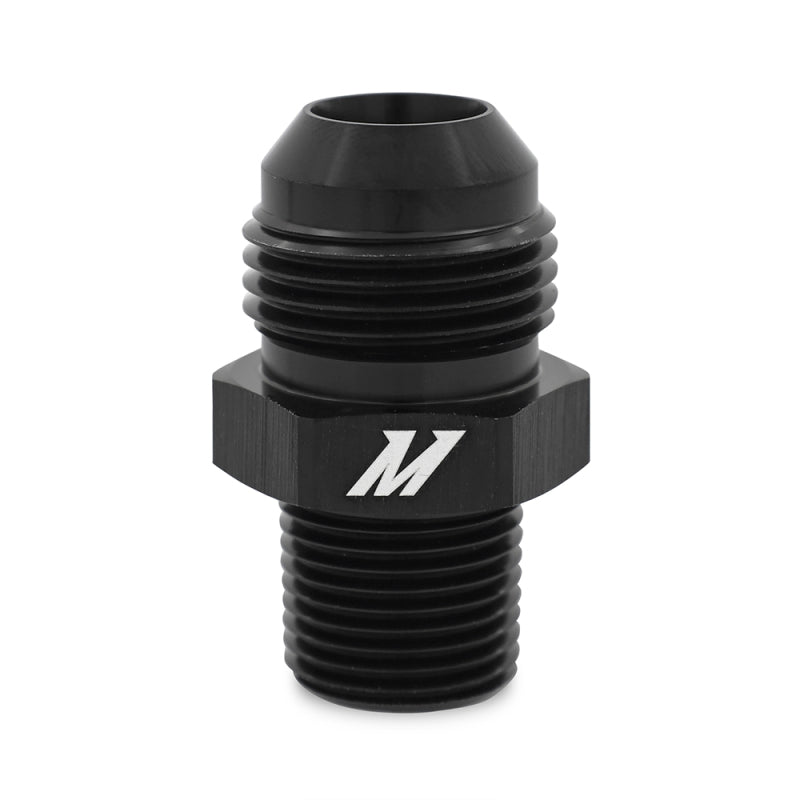 Mishimoto Aluminum -8AN to 1/2 NPT Fitting - Black