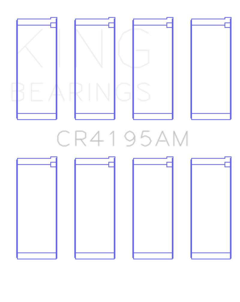 King Chrysler 420A (Size Standard) Connecting Rod Bearing Set