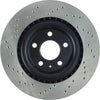 StopTech 12 Audi A6 Quattro/11-12 A7 Quattro/13 Q5/7-11/13 S4/12 S5 Rear Left Drilled Cryo Rotor