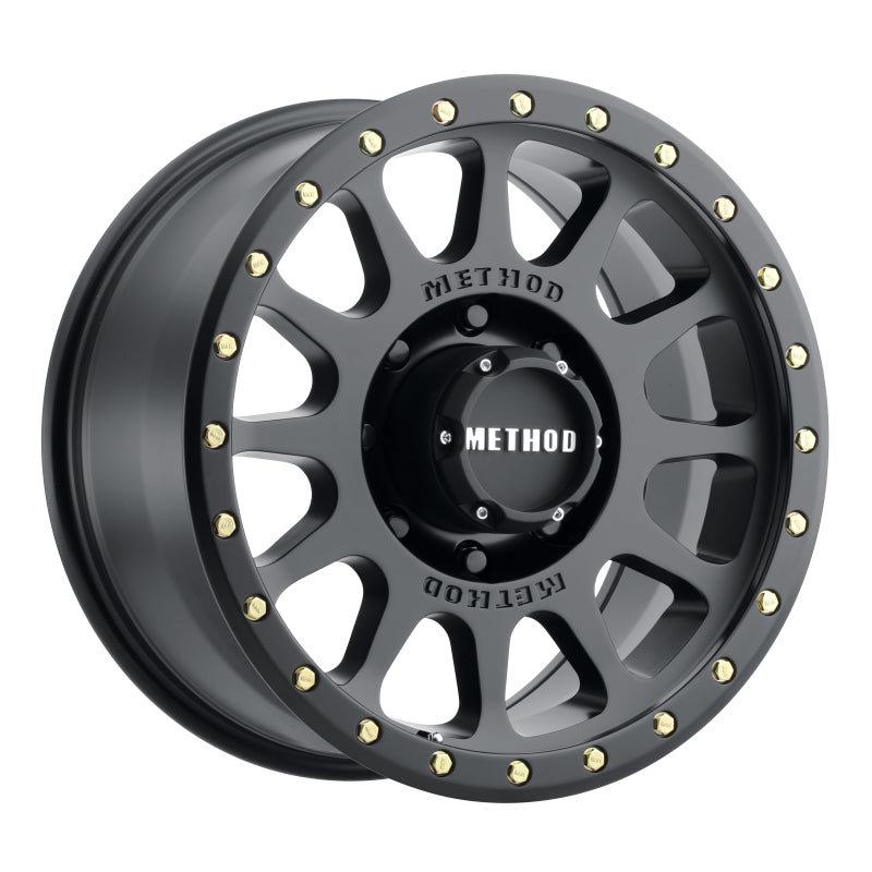 Method MR305 NV 17x8.5 0mm Offset 8x170 130.81mm CB Matte Black Wheel