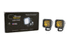 Diode Dynamics Stage Series C1 LED Pod Pro - Yellow Spot Standard ABL (Pair)