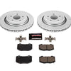 Power Stop 14-19 Chevrolet Corvette Rear Z23 Evolution Sport Brake Kit