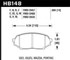 Hawk 89-93 Mazda Miata/MX-5 1.6L Black Race Front Brake Pads