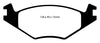 EBC 84-95 Volkswagen Golf 1.8 Yellowstuff Front Brake Pads