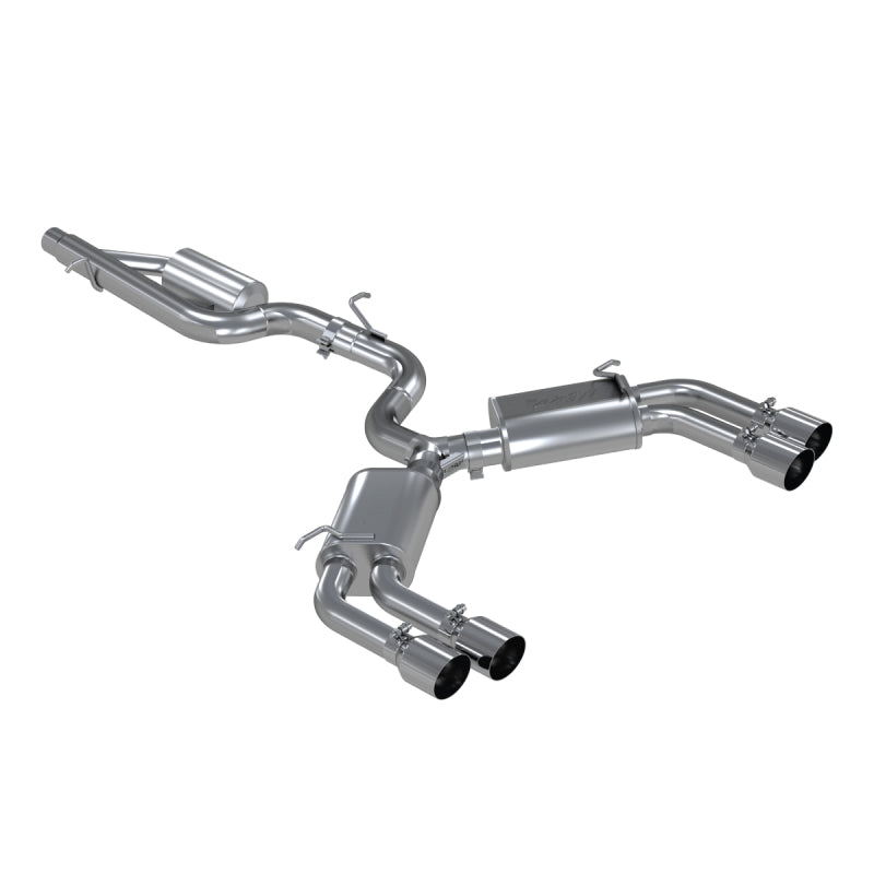 MBRP 15-18 Audi S3 304SS 3in Quad Split Rear Exit C/B System