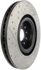 StopTech 09 VW Passat CC / 06-09 Passat Slotted & Drilled Left Front Rotor