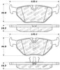 StopTech Performance 87-99 BMW M3 / 89-93 M5 / 98-02 Z3 Rear Street Performance Brake Pads