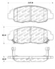 StopTech Street Touring 98-02 Honda Accord Coupe/Sedan Front Brake Pads