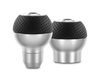 Momo Race Shift Knob - Aluminum, Black Airleather Insert