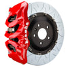 Brembo 08-13 BMW M3 (E90/E92/E93) Front GT BBK 6 Piston Cast 380x34 2pc Rotor Slotted Type-3 - Red