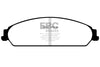 EBC 13-14 Chrysler 200 3.6 Greenstuff Front Brake Pads