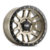 Dirty Life 9309 Canyon Pro 17x9/6x139.7 BP/-12mm Offset/106mm Hub Satin Gold Wheel - Beadlock