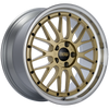 BBS LM 19x9 5x112 ET42 Gold Center Diamond Cut Lip Wheel -82mm PFS/Clip Required