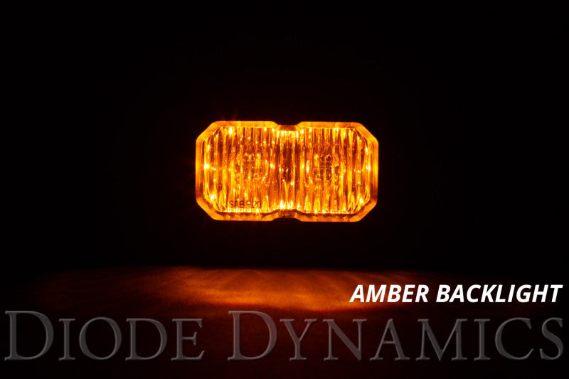 Diode Dynamics Stage Series 2 In LED Pod Pro - Yellow Flood Standard ABL Each