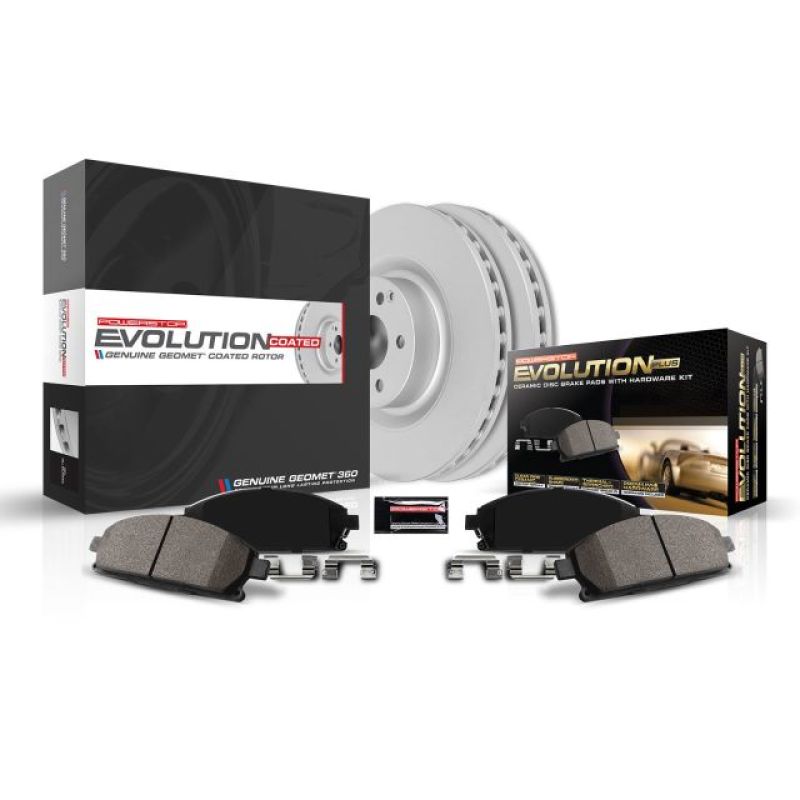 Power Stop 15-19 Subaru WRX Rear Z17 Evolution Geomet Coated Brake Kit